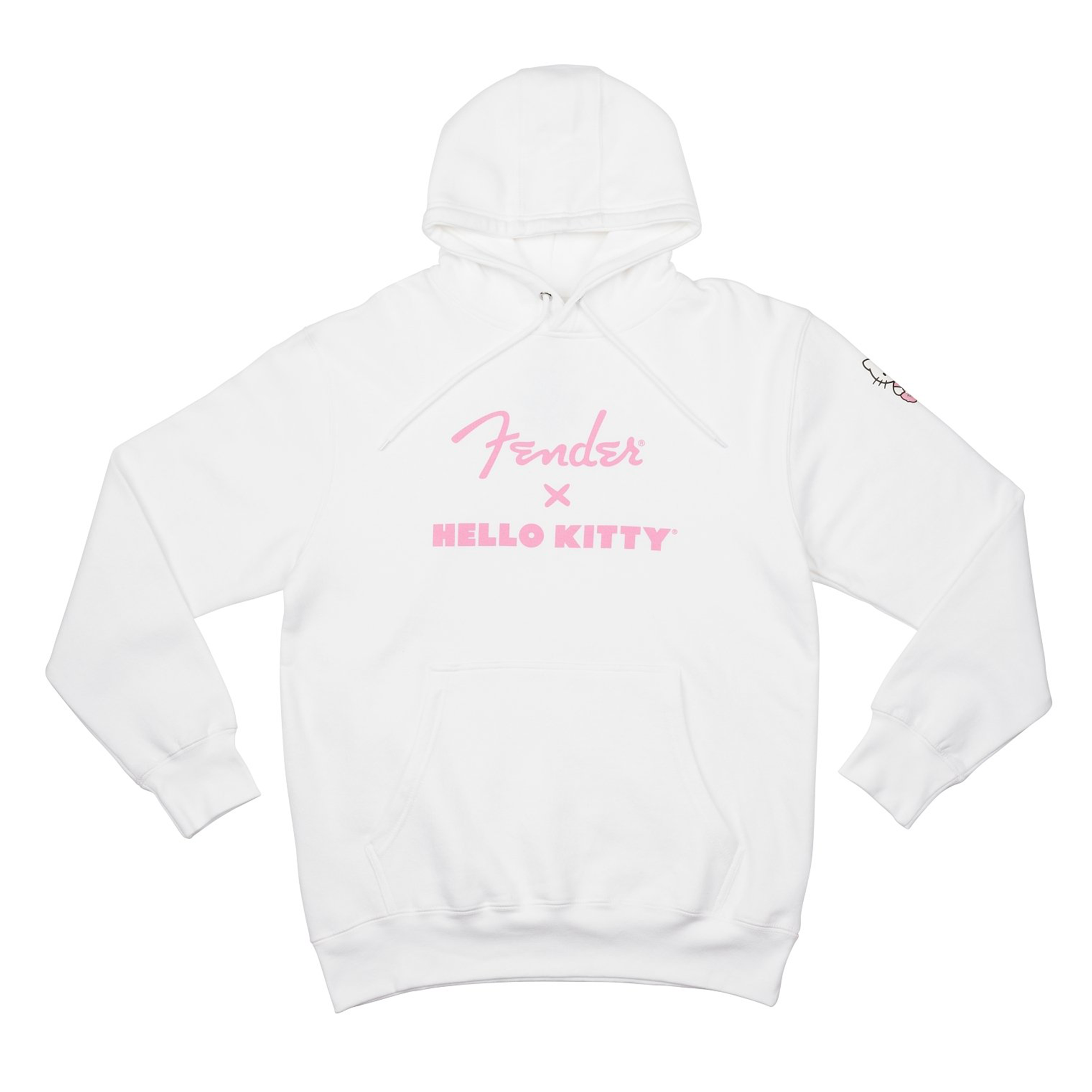 FenderWhiteSleeveHoodie