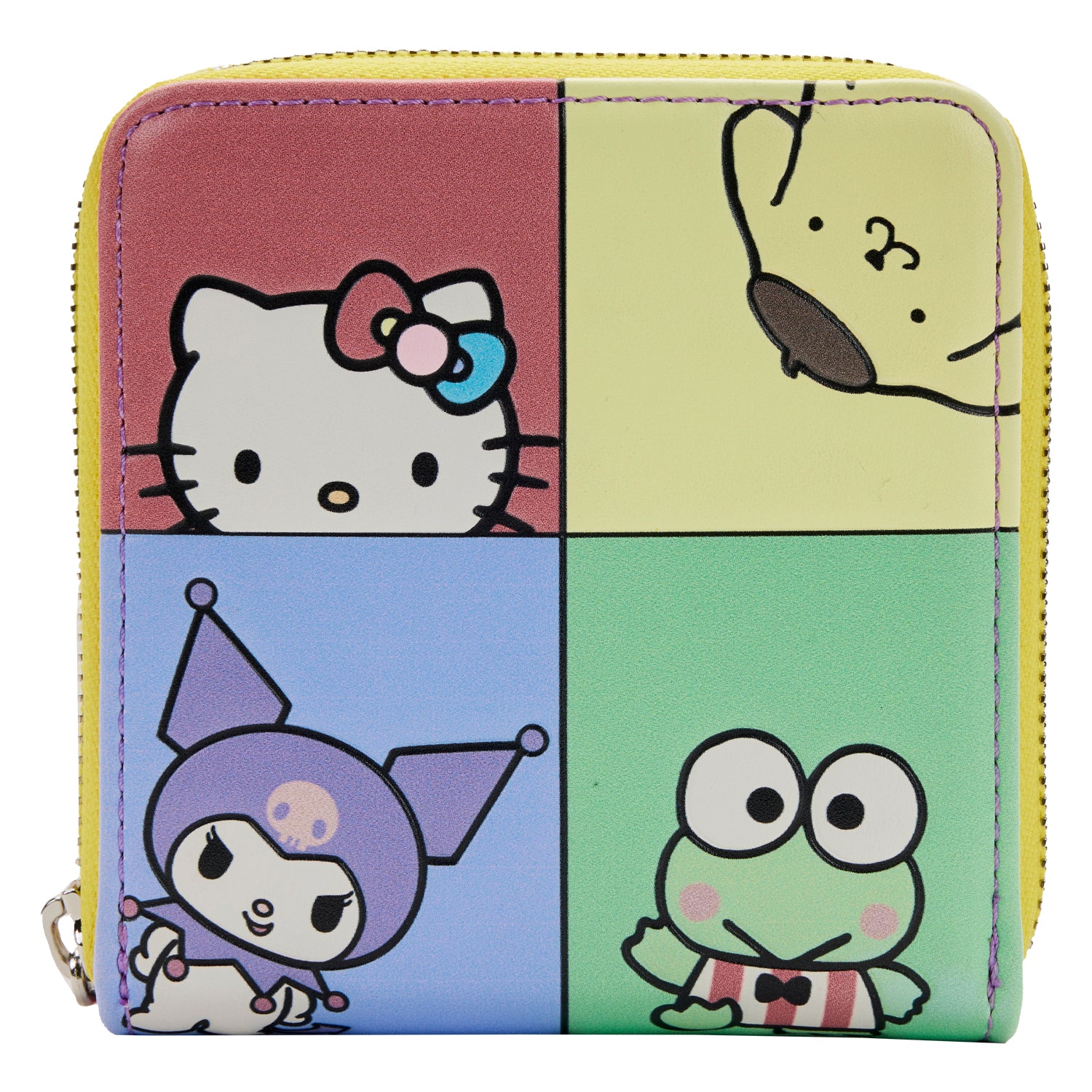 SANWA0941-LFSANRIOHELLOKITTYANDFRIENDSCOLORBLOCKWALLET0187